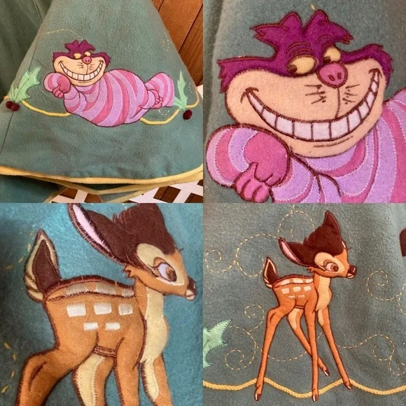 Vintage felt Disney character Christmas tree skirt - Picture 12 of 16
